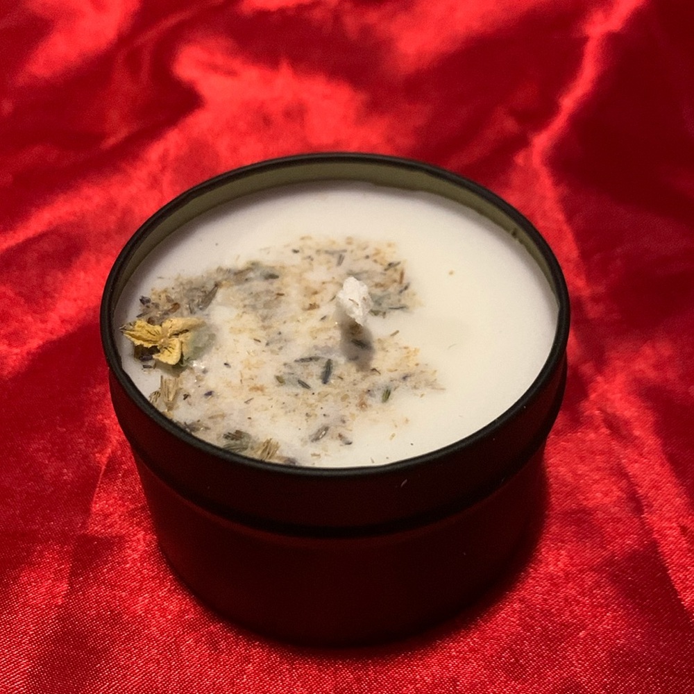 Homemade sented candle